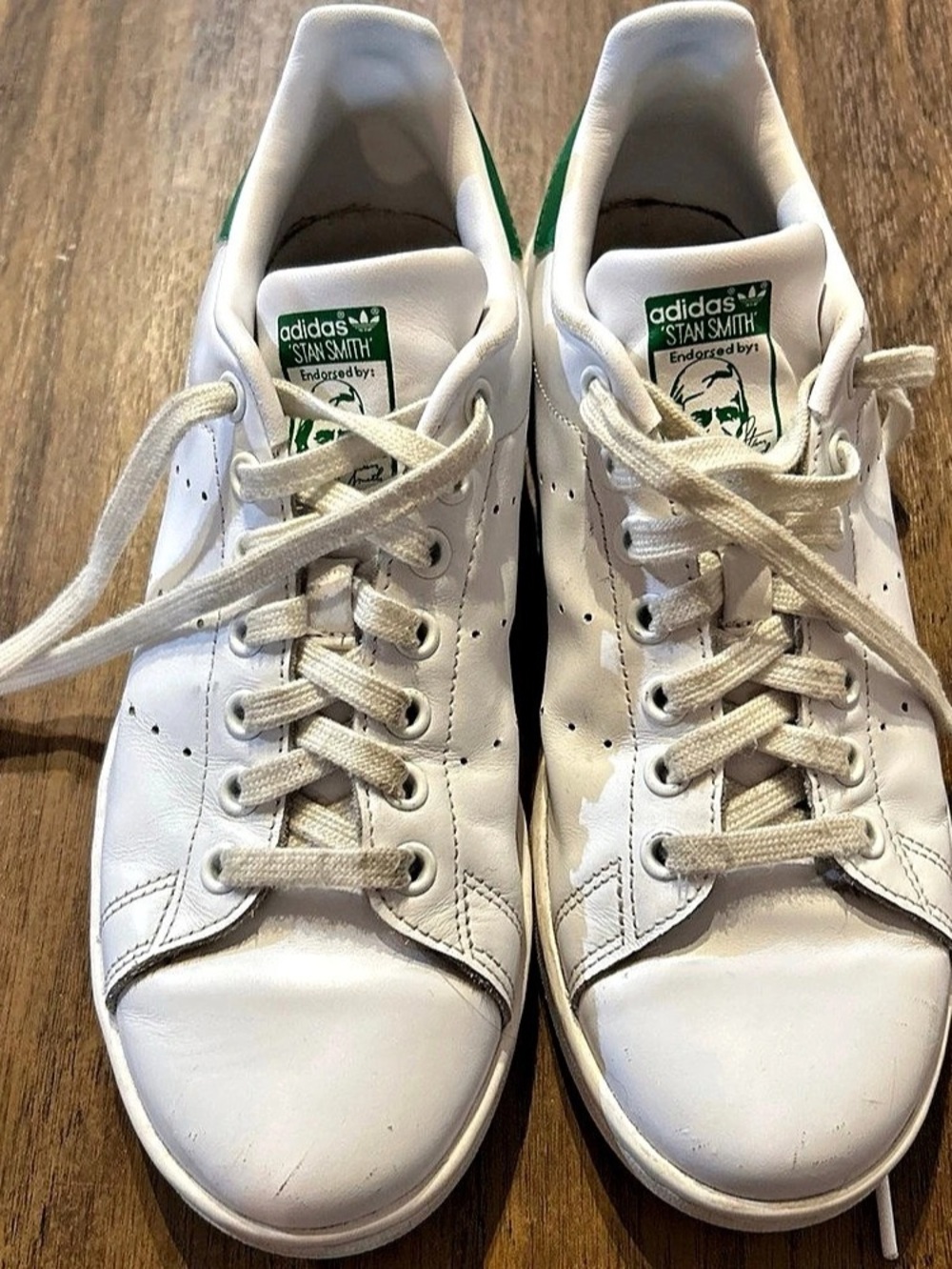 adidas Stan Smith White & Green Sneakers
